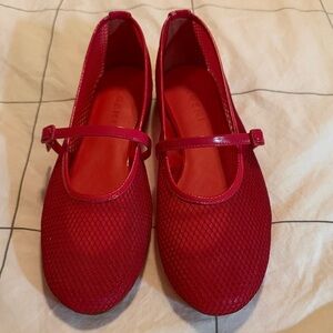 M. Gemi Women’s Hot Pink  Mary Jane Flats